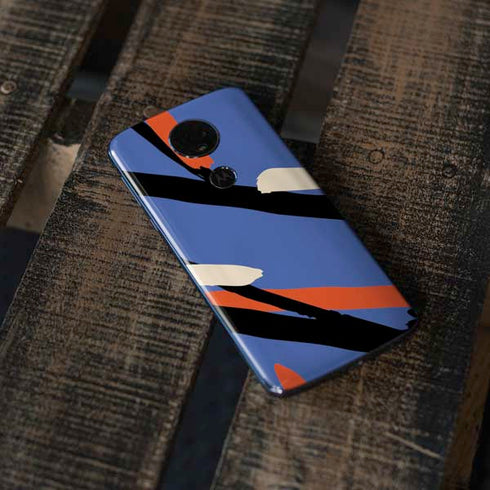 Abstract Lines Moto E5 Plus Skin