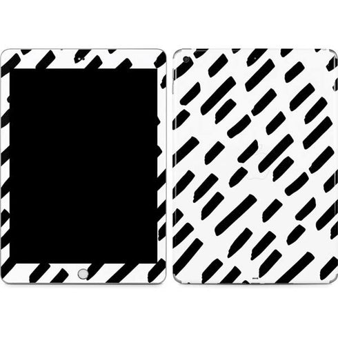 Black Dash Apple iPad Skin