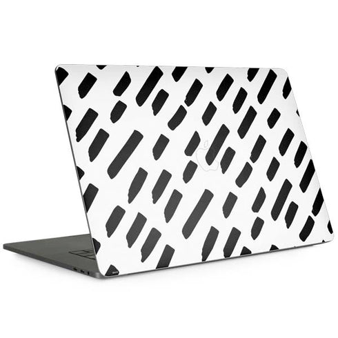 Black Dash MacBook Skins