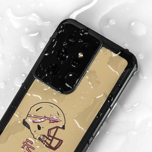 Florida State University FSU Helmet Galaxy S24 Ultra Waterproof Case