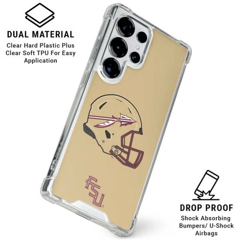 Florida State University FSU Helmet Galaxy S25 Ultra Clear Case