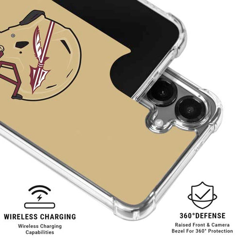 Florida State University FSU Helmet Galaxy S26 Clear Case
