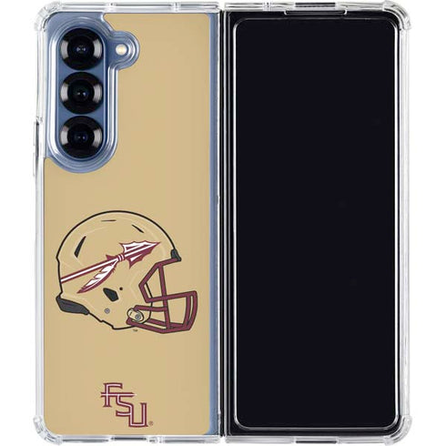 Florida State University FSU Helmet Galaxy Z Fold6 Clear Case