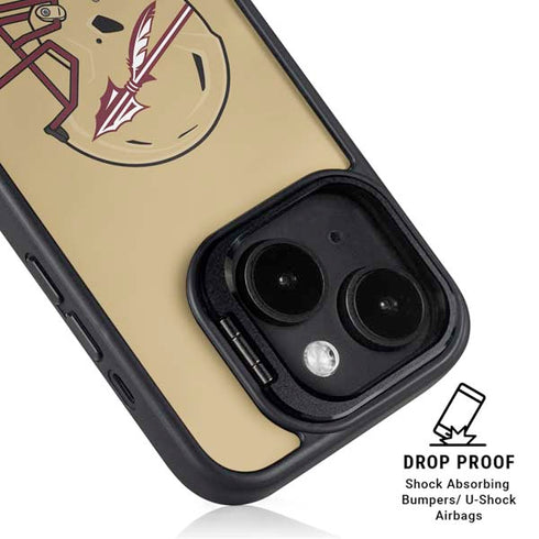 Florida State University FSU Helmet iPhone 15 Plus Kickstand Case