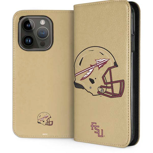 Florida State University FSU Helmet iPhone 15 Pro Folio Case