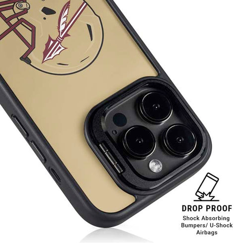 Florida State University FSU Helmet iPhone 15 Pro Kickstand Case