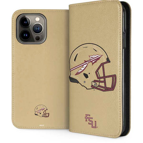 Florida State University FSU Helmet iPhone 15 Pro Max Folio Case