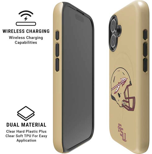 Florida State University FSU Helmet iPhone 16 Magsafe Impact Case