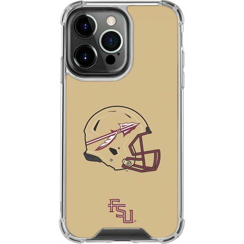 Florida State University FSU Helmet iPhone 16 Pro Max Clear Case