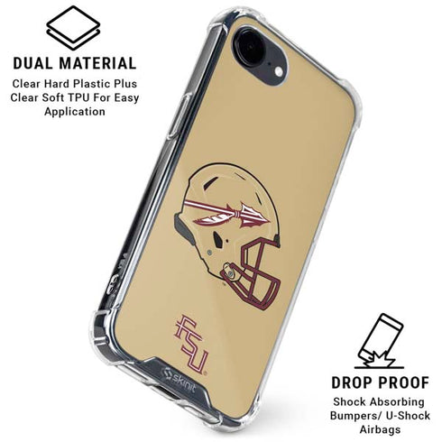 Florida State University FSU Helmet iPhone 16e Clear Case