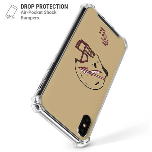 Florida State University FSU Helmet iPhone X/XS Clear Case