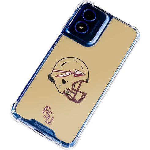 Florida State University FSU Helmet Moto G 5G (2024) Clear Case