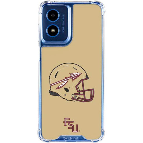 Florida State University FSU Helmet Moto G Play 4G (2024) Clear Case