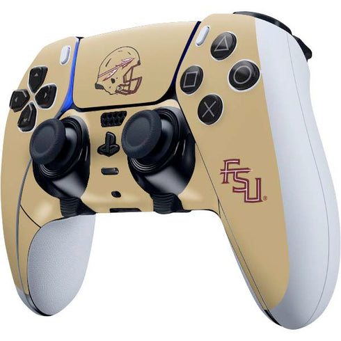 Florida State University FSU Helmet PS5 DualSense Edge Pro Controller Skin