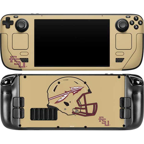 Florida State University FSU Helmet Steam Deck Handheld Gaming Computer OLED Skin