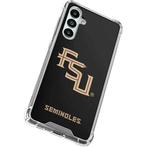 Florida State FSU Seminoles Black Galaxy A16 5G Clear Case