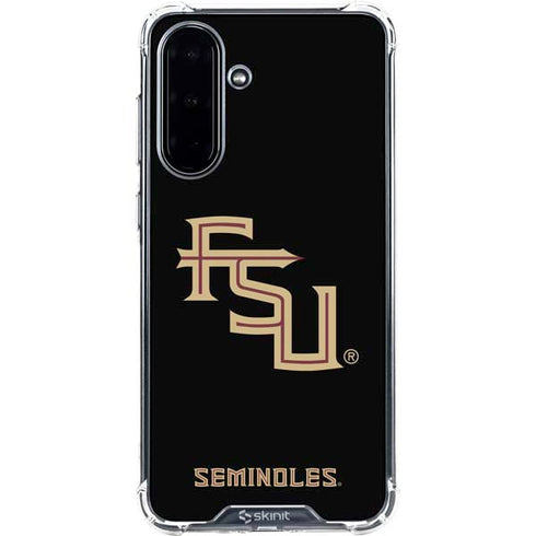 Florida State FSU Seminoles Black Galaxy A36 5G Clear Case