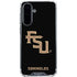 Florida State FSU Seminoles Black Galaxy A36 5G Clear Case