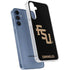 Florida State FSU Seminoles Black Galaxy A55 5G Clear Case