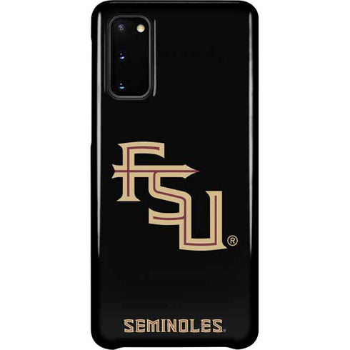 Florida State FSU Seminoles Black Galaxy S20 Lite Case