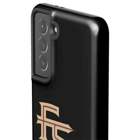 Florida State FSU Seminoles Black Galaxy S21 5G Pro Case