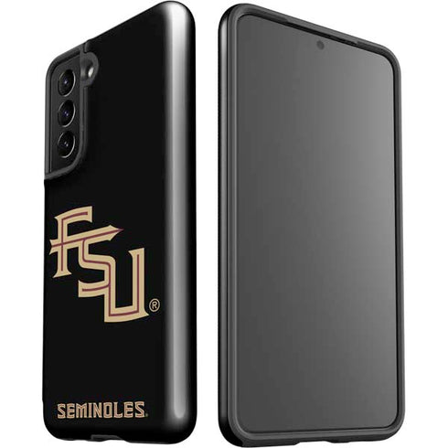 Florida State FSU Seminoles Black Galaxy S21 5G Pro Case