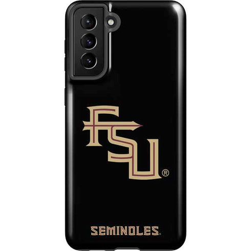 Florida State FSU Seminoles Black Galaxy S21 FE Pro Case