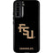 Florida State FSU Seminoles Black Galaxy S22 Plus Pro Case