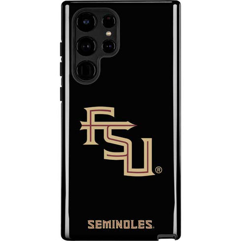 Florida State FSU Seminoles Black Galaxy S22 Ultra Pro Case