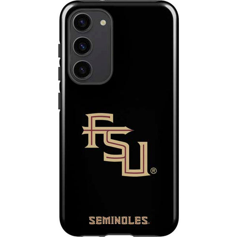 Florida State FSU Seminoles Black Galaxy S23 Plus Pro Case