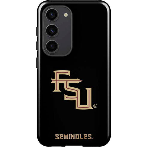 Florida State FSU Seminoles Black Galaxy S23 Pro Case
