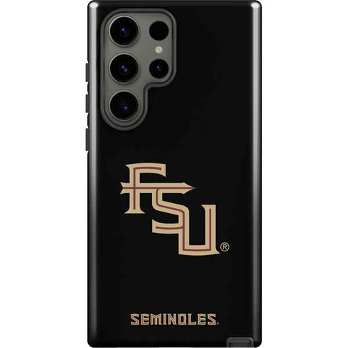 Florida State FSU Seminoles Black Galaxy S23 Ultra Pro Case