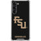 Florida State FSU Seminoles Black Galaxy S24 FE Clear Case