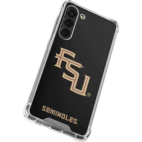 Florida State FSU Seminoles Black Galaxy S24 FE Clear Case