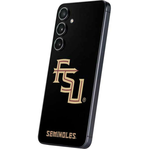 Florida State FSU Seminoles Black Galaxy S24 Plus Skin