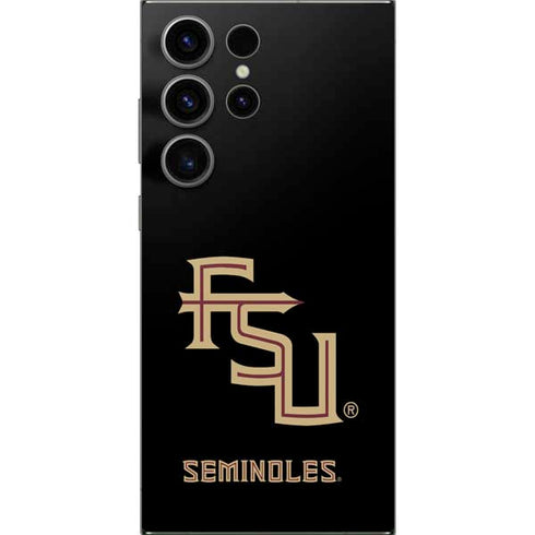 Florida State FSU Seminoles Black Galaxy S25 Ultra Skin
