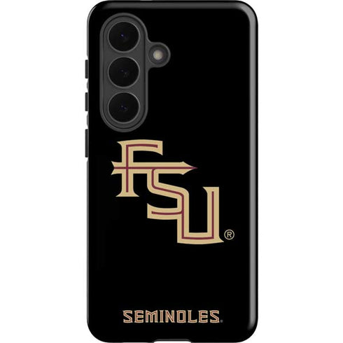 Florida State FSU Seminoles Black Galaxy S26 Impact Case