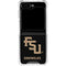Florida State FSU Seminoles Black Galaxy Z Flip6 Clear Case
