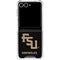 Florida State FSU Seminoles Black Galaxy Z Flip7 Clear Case