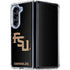 Florida State FSU Seminoles Black Galaxy Z Fold5 5G Clear Case