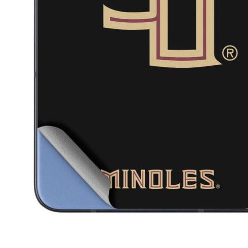 Florida State FSU Seminoles Black Galaxy Z Fold5 5G Skin