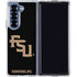 Florida State FSU Seminoles Black Galaxy Z Fold6 Clear Case