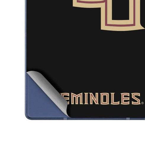 Florida State FSU Seminoles Black Galaxy Z Fold6 Skin