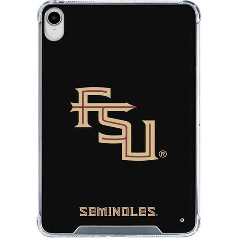 Florida State FSU Seminoles Black iPad 11th Gen (2025) Clear Case