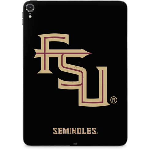 Florida State FSU Seminoles Black Apple iPad Pro Skin