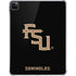 Florida State FSU Seminoles Black iPad Pro 11in (2024) Clear Case