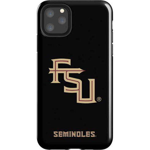 Florida State FSU Seminoles Black iPhone Cases