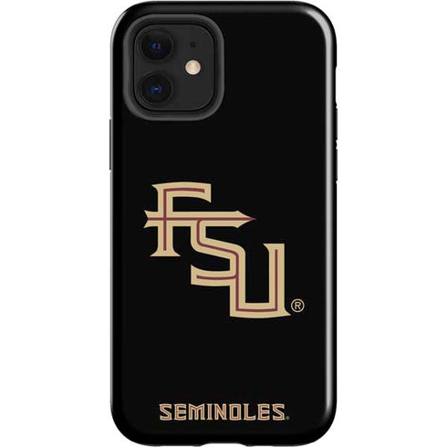 Florida State FSU Seminoles Black iPhone 12 Impact Case