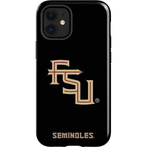 Florida State FSU Seminoles Black iPhone 12 Mini Impact Case