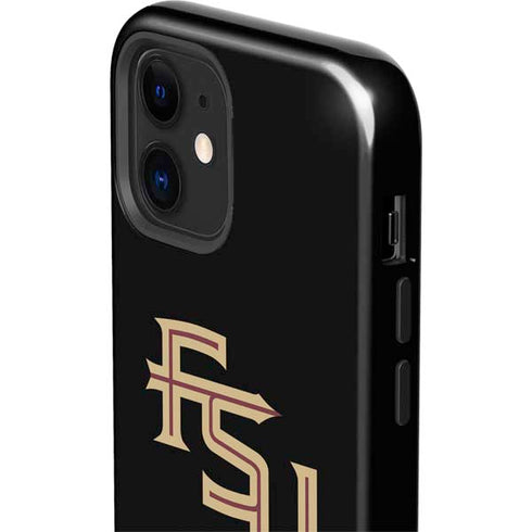 Florida State FSU Seminoles Black iPhone 12 Mini Impact Case